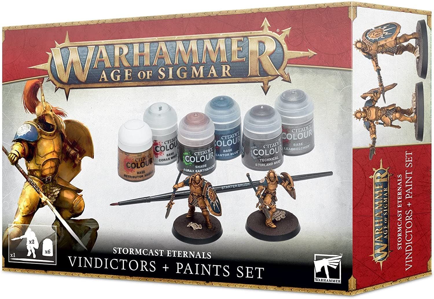 Age of Sigmar Stormcast Eternals Vindicators + Paint Set é um dos melhores conjuntos de pintura Warhammer