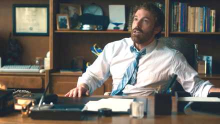 Ben Affleck as Phil Knight in a scene from Air.