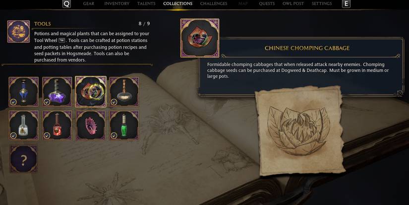 Hogwarts Legacy: Best Combat Plants To Grow First