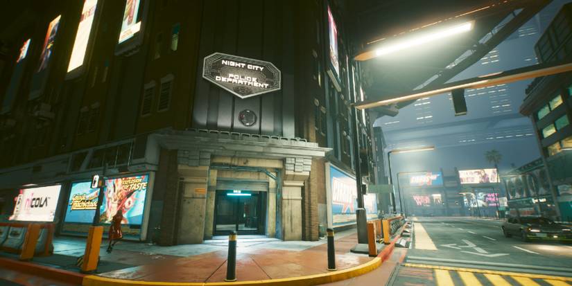 Изображение штаб-квартиры NCPD в Cyberpunk 2077.