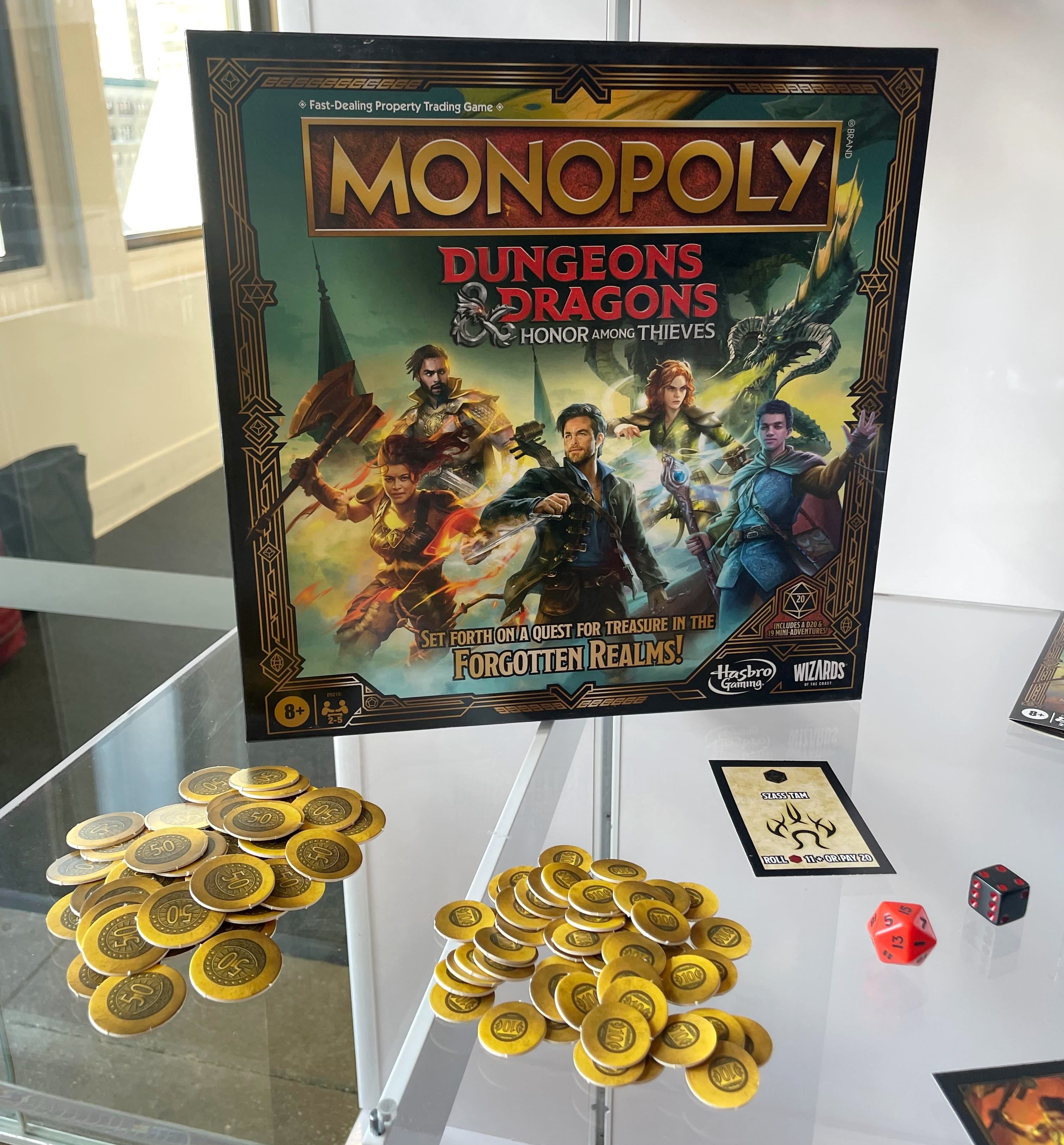 D&D Monopoly Honor Among Thieves game.