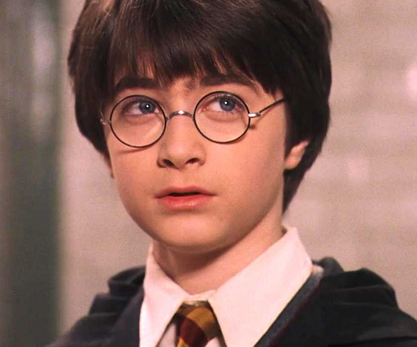 Daniel Radcliffe at Hogwarts in Harry Potter and the Sorcerer's Stone