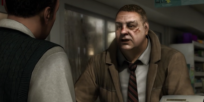 A screenshot of Scott Shelby from Heavy Rain.
