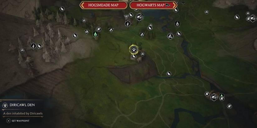 where-to-find-diricawls-in-hogwarts-legacy
