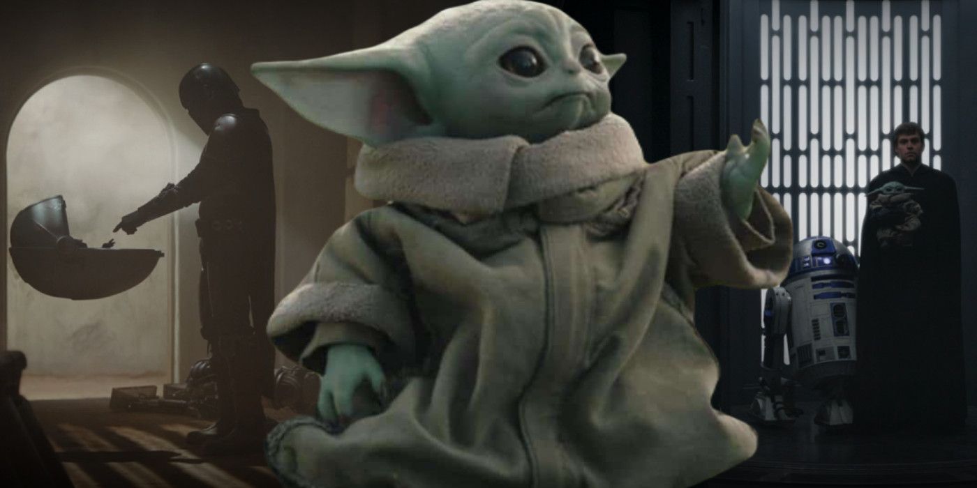 Груго с Дин Джарином и Луком Скайуокером в «Мандалорце».