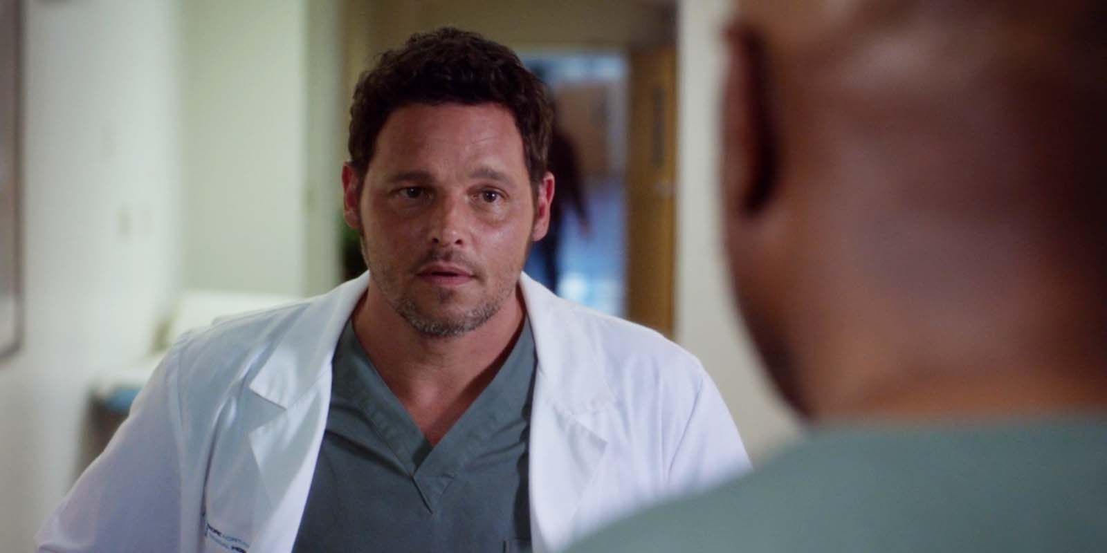 Justin Chambers as Alex Karev Looking Serious in Grey's Anatomy 