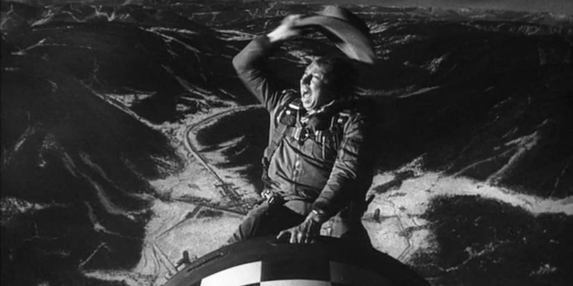 Slim Pickens as Major Kong in Dr Strangelove