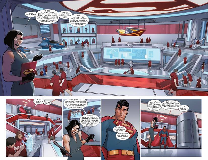 Lex Luthor Rebrands To Steal Superman's S Logo