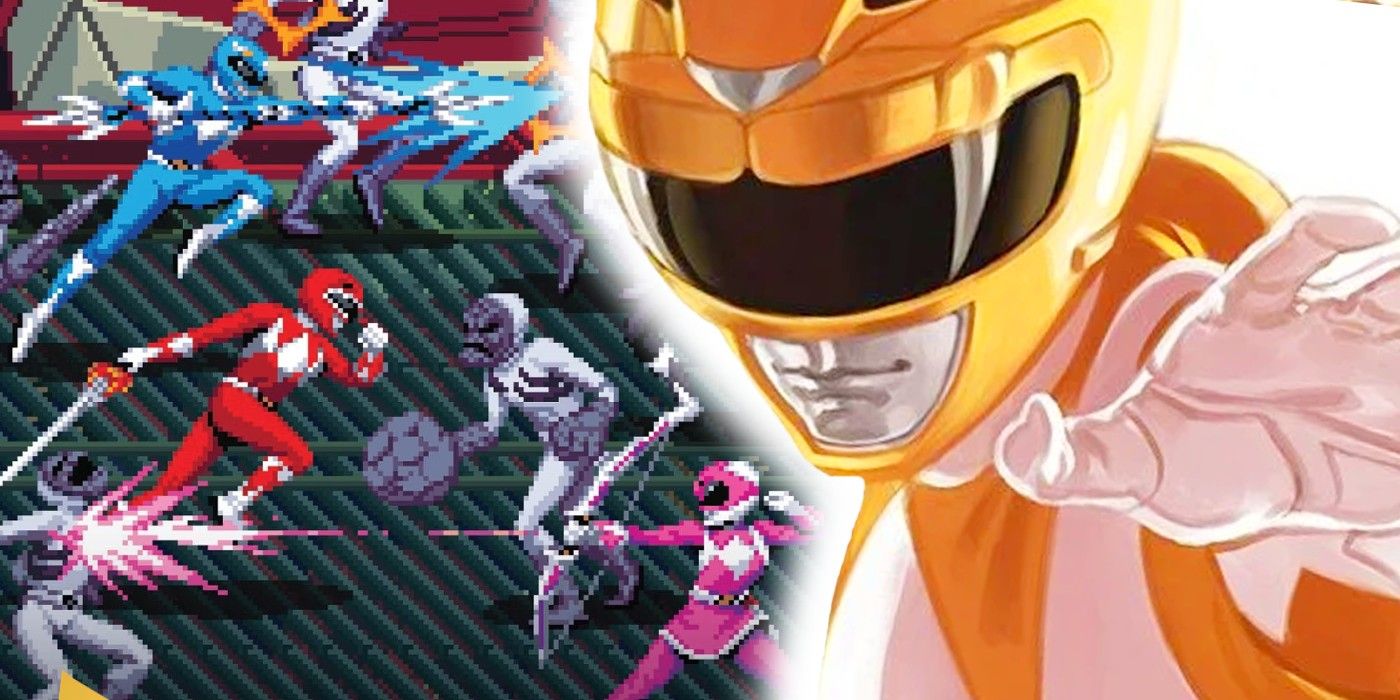 Official Power Rangers Pixel Art Creates Ultimate 80s Arcade Game