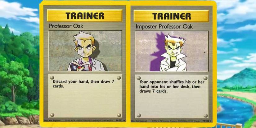 Pokmon Must Answer Its Creepy Imposter Professor Oak Card Mystery Pokmon Must Answer Its Creepy Imposter Professor Oak Card Mystery