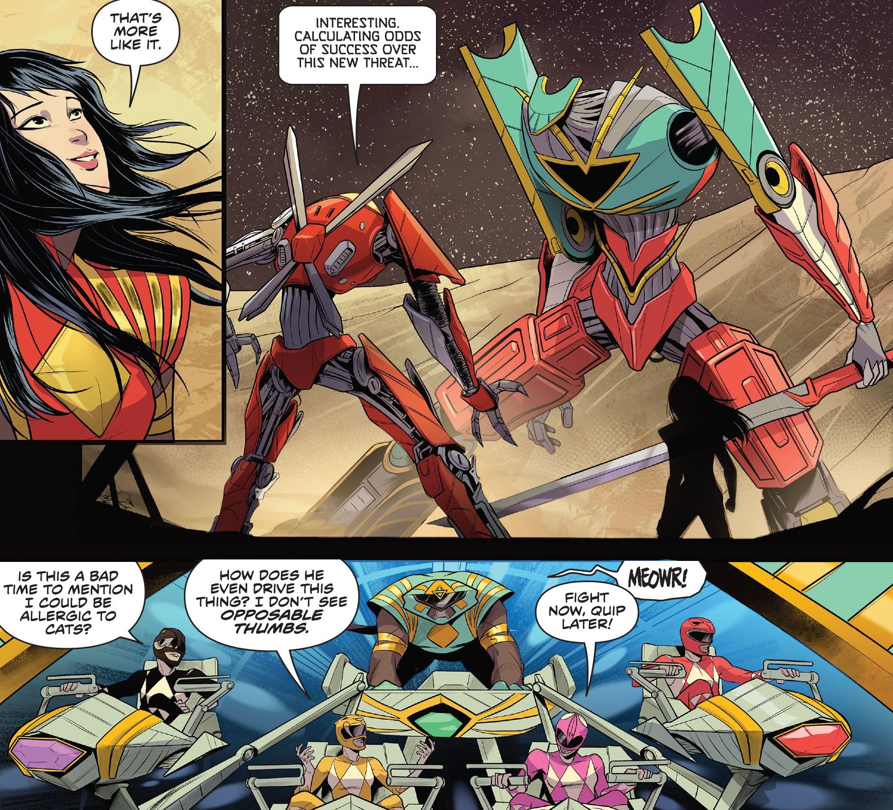 Power Rangers Admits a Huge Plot Hole With the Franchise's Zords