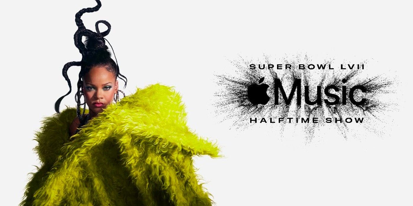 An advert for Rihanna playing the Super Bowl 2023 Half Time Show