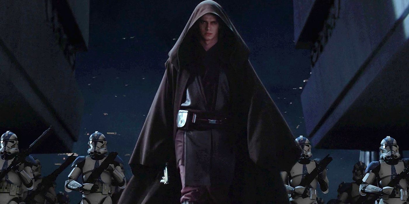 Anakin Skywalker and the 501st march on the temple in Revenge of the Sith