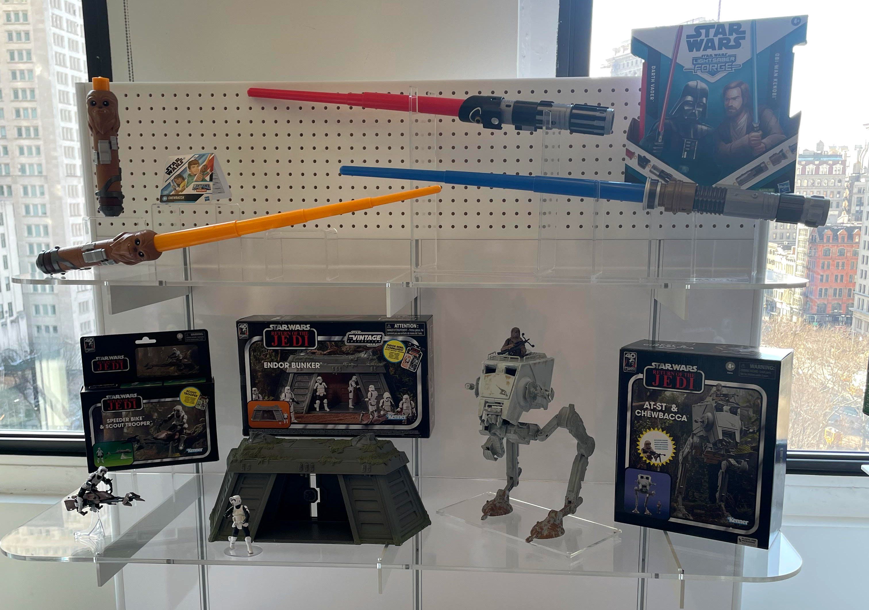Star Wars vintage collection figurines.