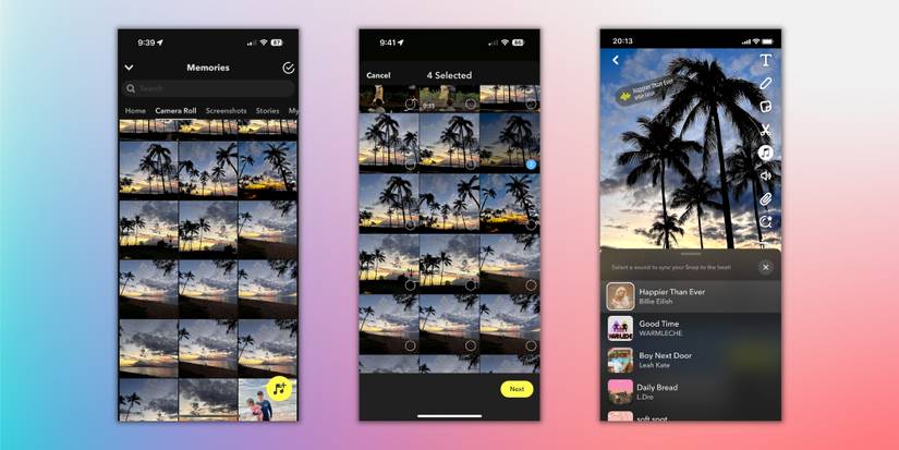 How To Create Montage Videos With A Soundtrack On Snapchat