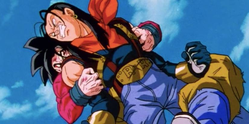 Super 17 vs Goku in GT.