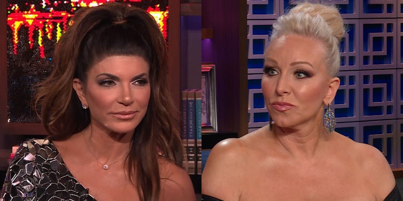 Teresa Giudice and Margaret Josephs from RHONJ eyeing each other