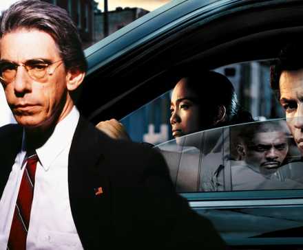 Richard Belzer as John Munch and promotional art for The Wire season 3
