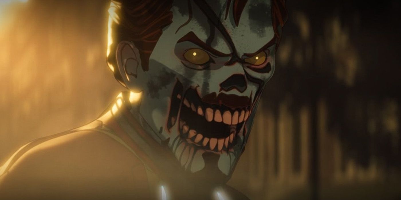 tony stark as a zombified iron man in marvel zombies