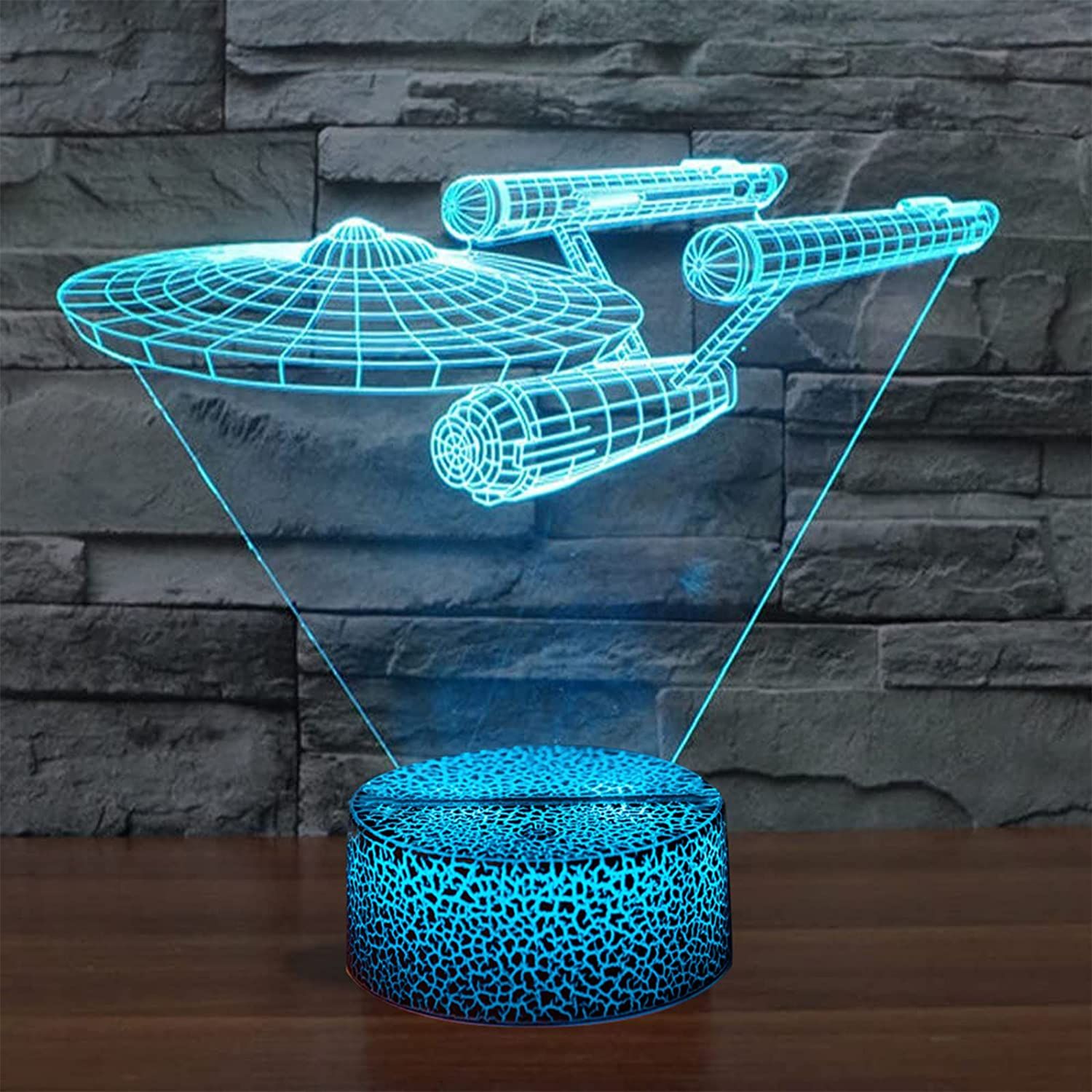 La luz nocturna 3D es uno de los mejores accesorios para los fans de Star Trek