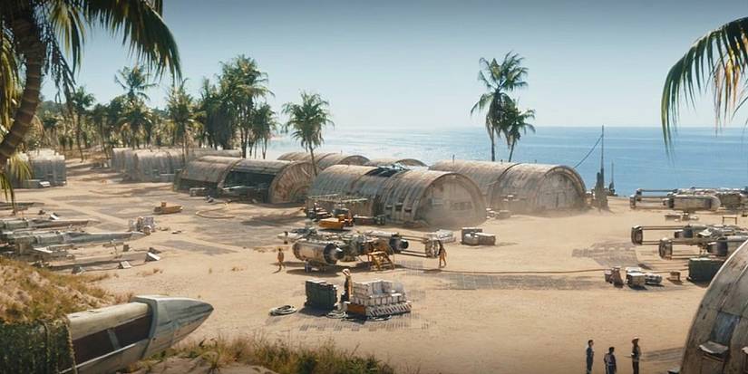 The New Republic base on Adelphi as shown in The Mandalorian season 3, episode 5
