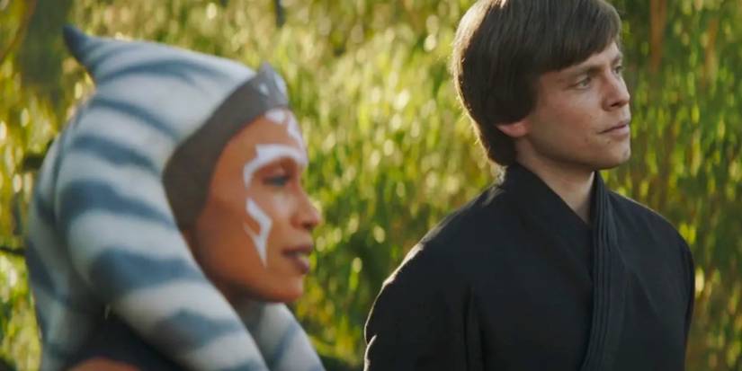 Ahsoka Tano e Luke Skywalker em O Livro de Boba Fett