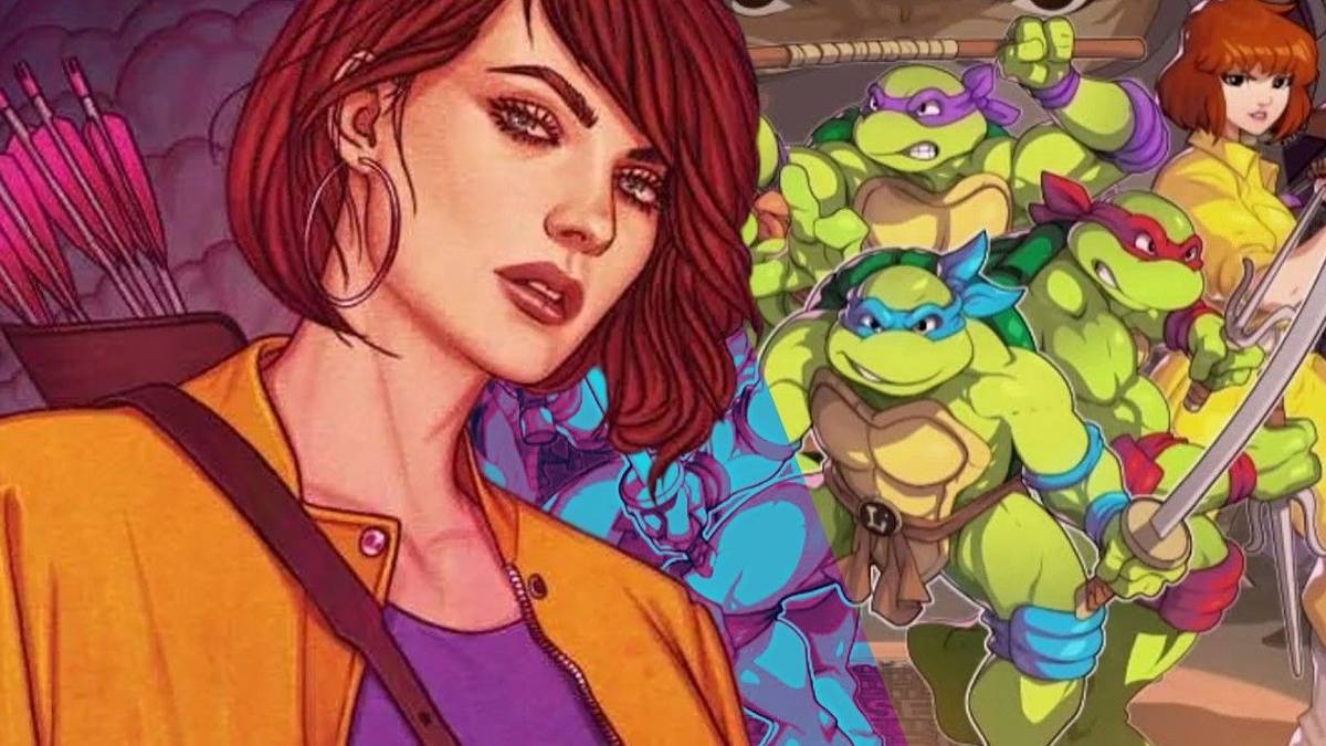 Teenage mutant Ninja Turtles va Aprel ONil jinsiy aloqada