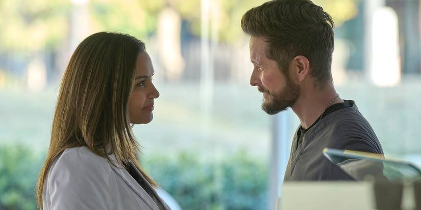 Billie e Conrad em The Resident