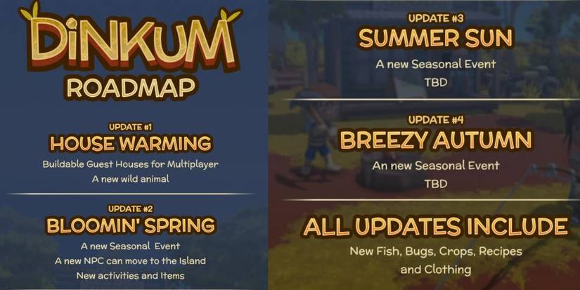 Dinkum: Everything Included In The Bloomin' Spring Update
