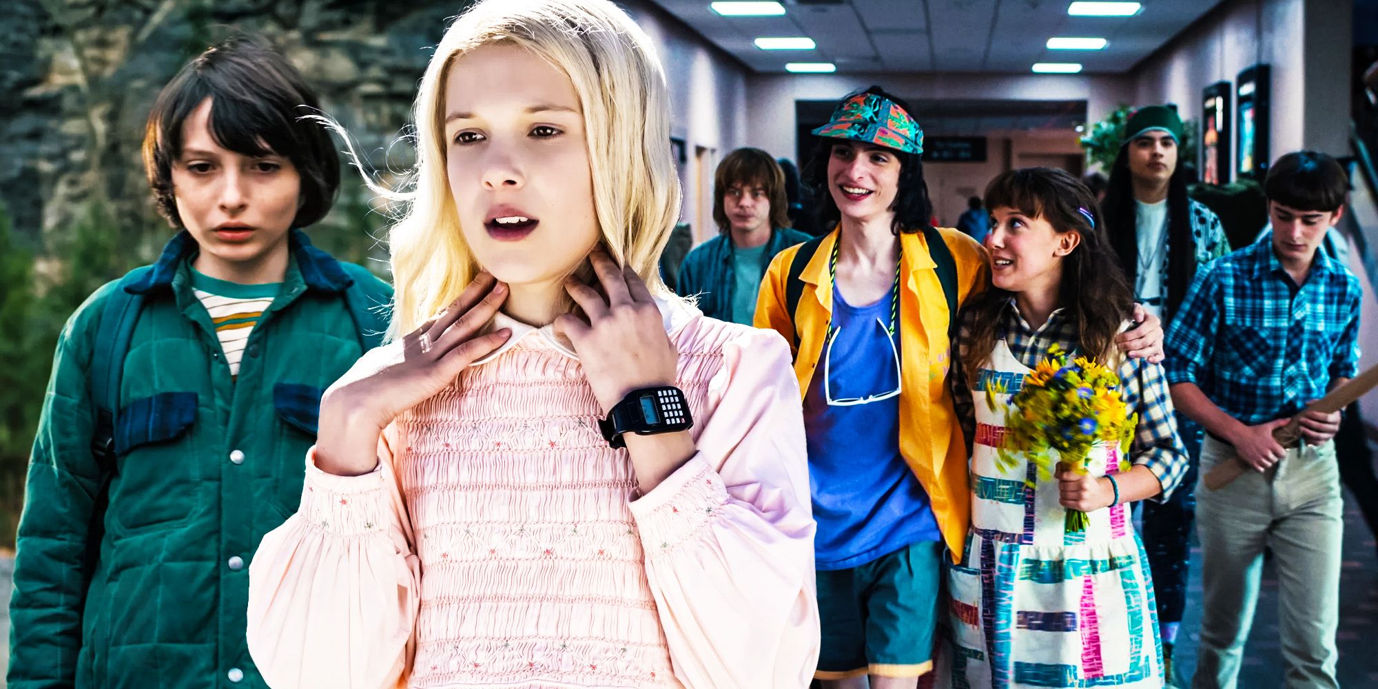 未開封　STRANGER THINGS ELEVEN LUCAS MIKE Stranger Things Eleven Lucas and Mike Action Figure 3Pk