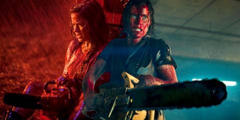 Custom image of Jane Levy in Evil Dead and Lily Sullivan in Evil Dead Rise.