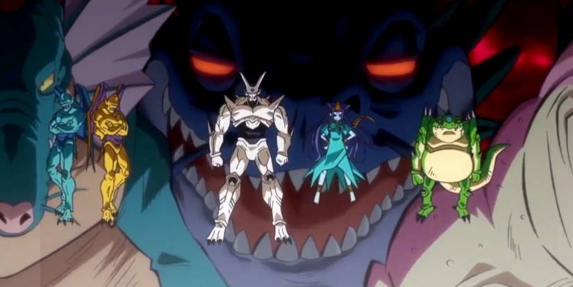 Dragon Ball GT's Shadow Dragons. 