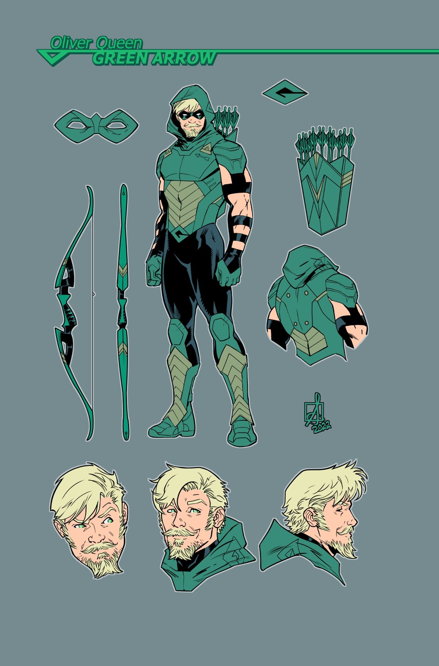 green arrow dress Family's New Costumes Debut in Official DC Art engagement dress