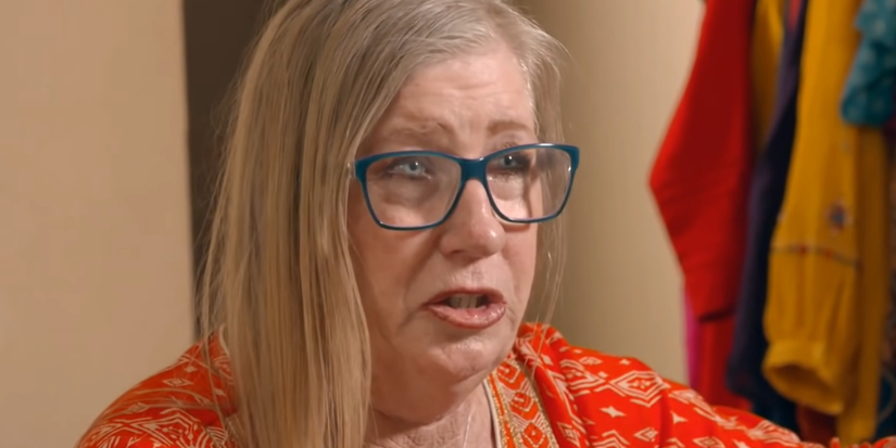 Jenny Slatten crying on 90 Day Fiance wearing glasses