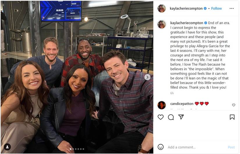 The Flash Cast Members & Stephen Amell Celebrate Series Finale Wrap