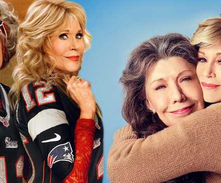 Композитное изображение Лили Томплин и Джен Фонды