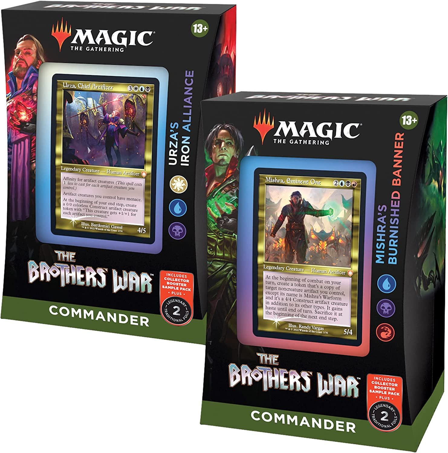 Magic The Gathering The Brothers' War Commander Decks Paquete 1