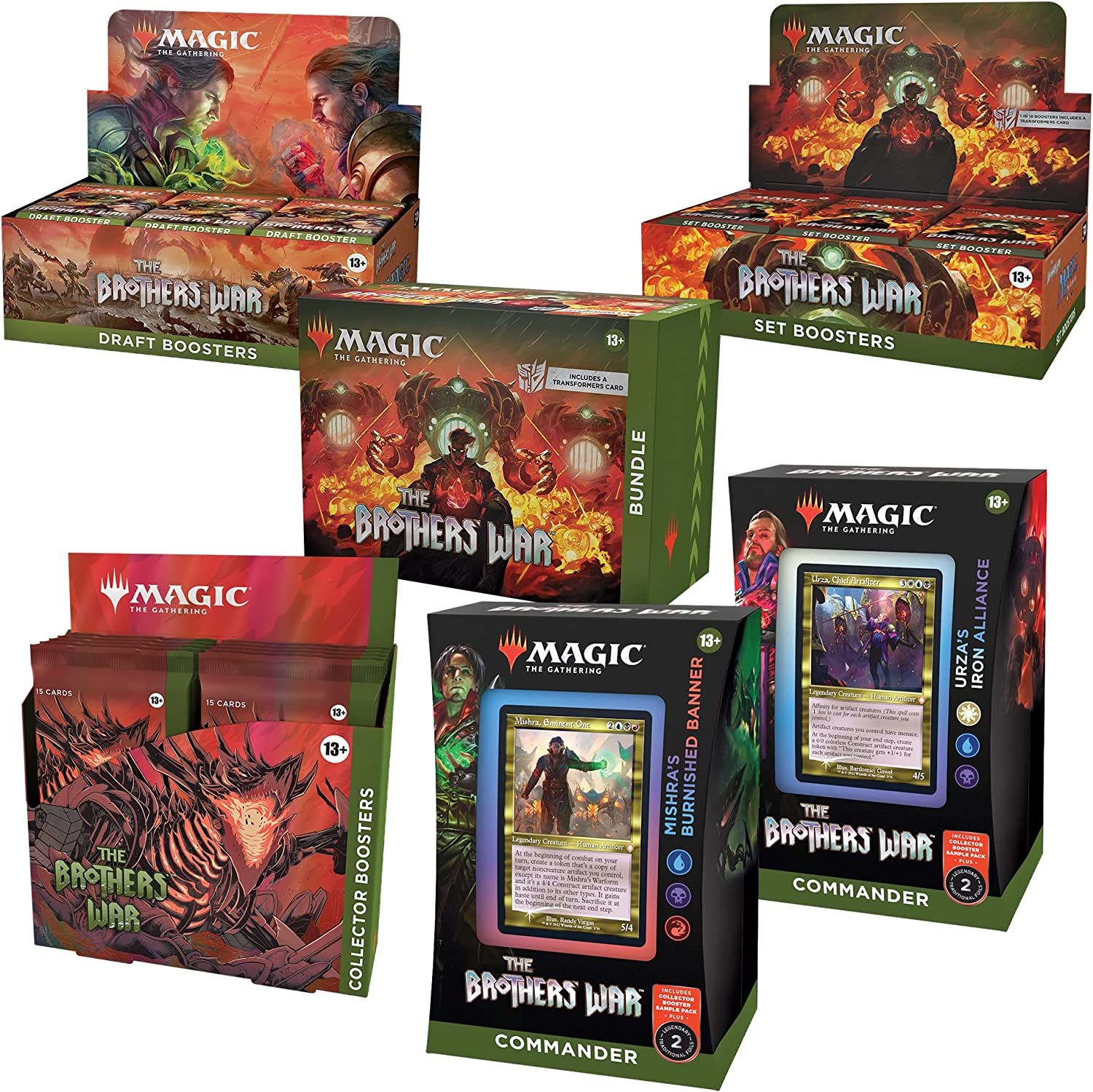 Magic The Gathering The Brothers' War Paquete surtido completo 1