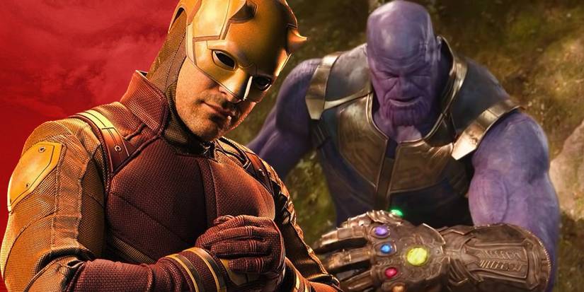 matt murdock aka daredevil in she-hulk with thanos and the infinity gauntlet