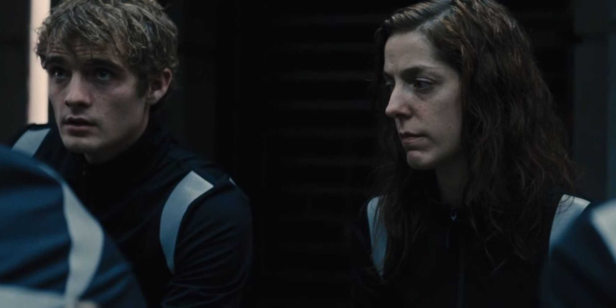 The male and female Morphlings sitting together in The Hunger Games: Catching Fire