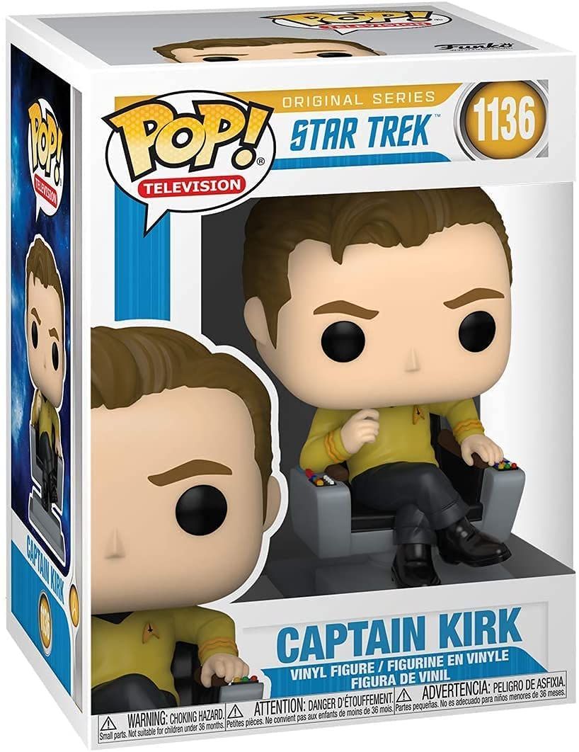 POP Star Trek The Original Series - Captain Kirk in Chair Funko Vinyl Figure 2