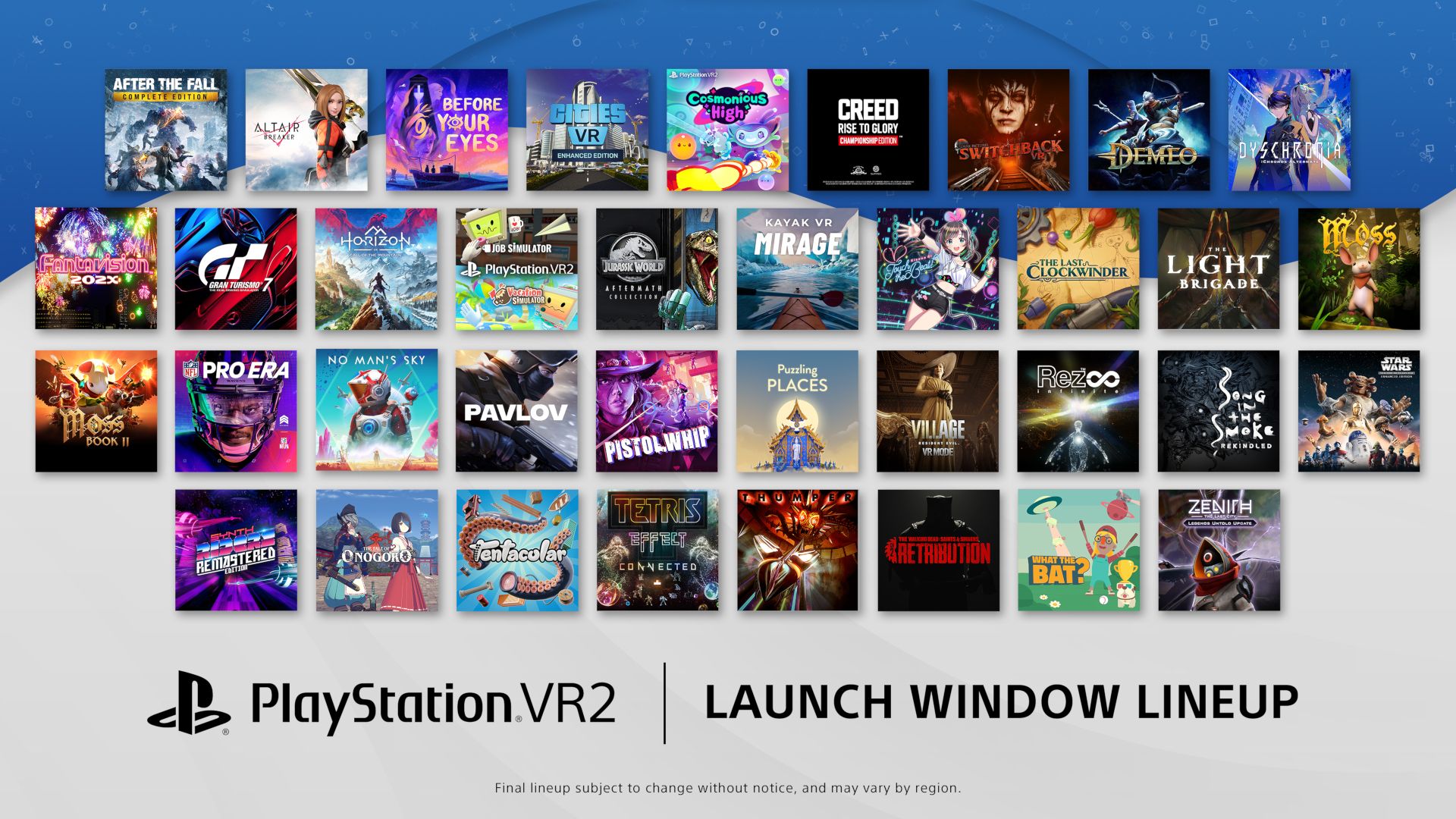 PSVR 2 Launch Games: Every Game & Free Upgrade Available Now