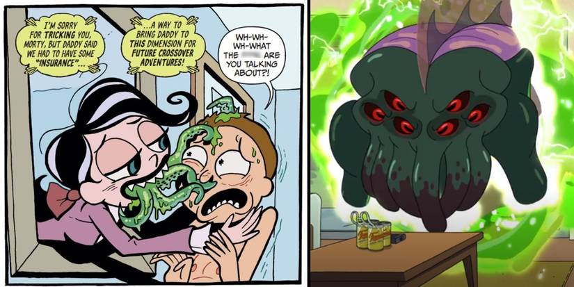 Rick & Morty Fully Explains Origin of Intro Sequence Cthulhu Baby