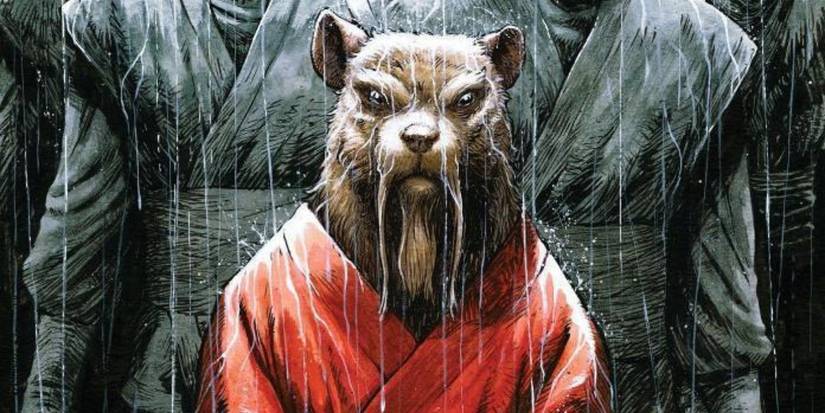 Turtle Hitting Splinter TMNT's New Movie Is Setting Up Splinter's Tragic 1980s Origin Story