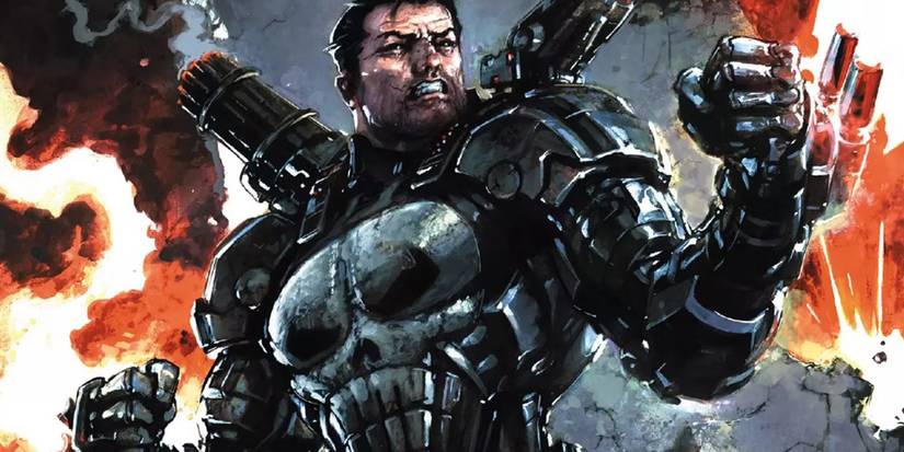 the punisher as war machine in marvel comics