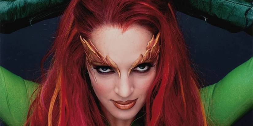 Uma Thurman as Poison Ivy in a Batman and Robin promo shot