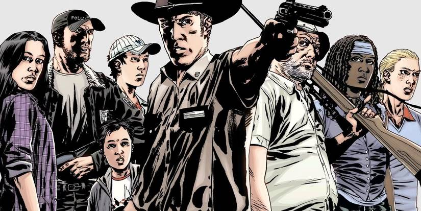 walking dead characters comic