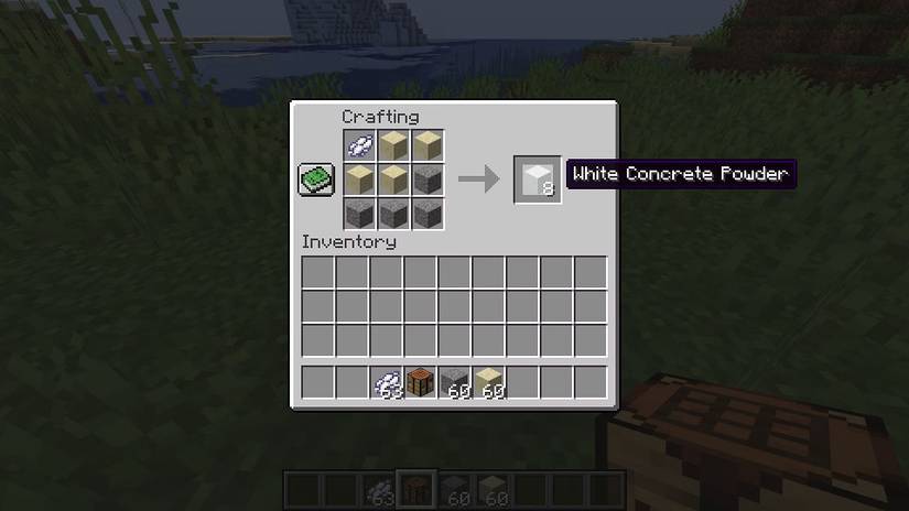 Minecraft: How to Make Concrete & Concrete Powder