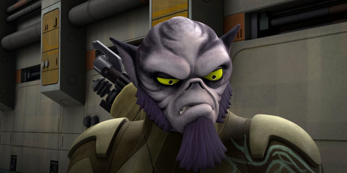 Zeb From Star Wars Rebels looking annoyed