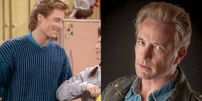 A split image of Allan Kayser from Mama's Family